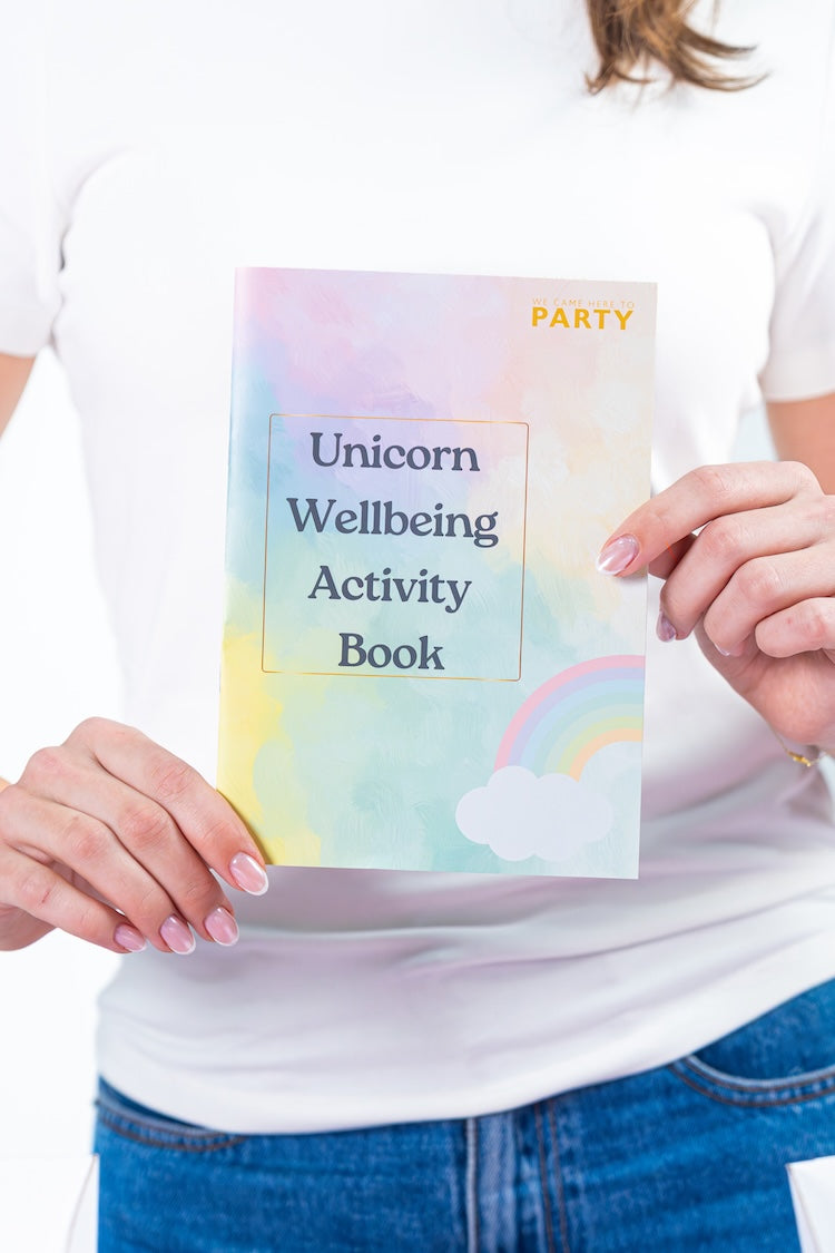 Unicorn Activity Book and Affirmations — Unicorn Themed Wellness bundle