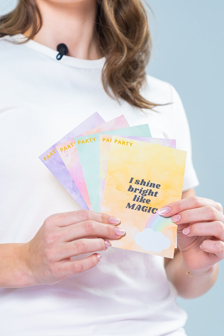 Unicorn Activity Book and Affirmations — Unicorn Themed Wellness bundle