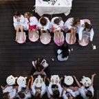 kids having fun at a pamper party with We Came Here To Party party entertainers