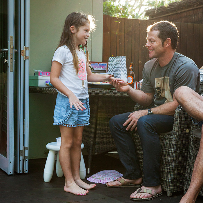 a girls party idea come to life by her father