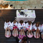 girls party pamper set up