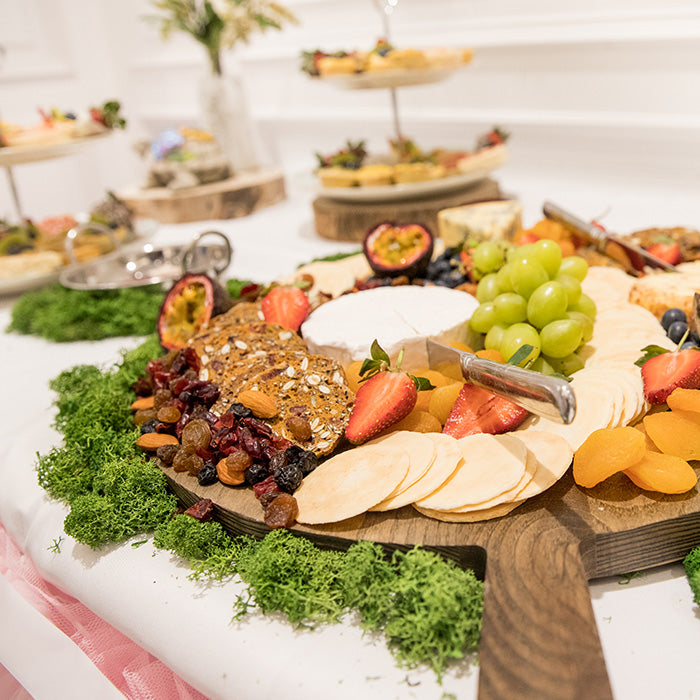 A finger food display at a children's party