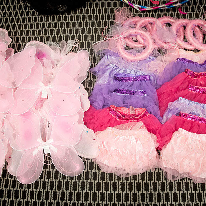 fairy costumes at a girls fairy party