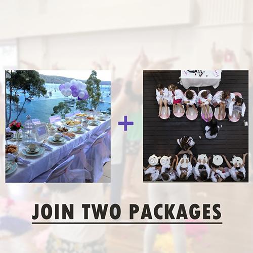 themed kids high tea and pamper party combined